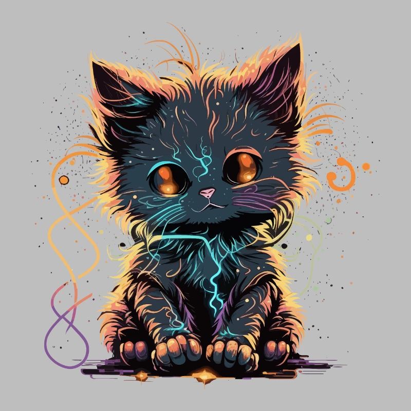 Adorable Sparkling Cat