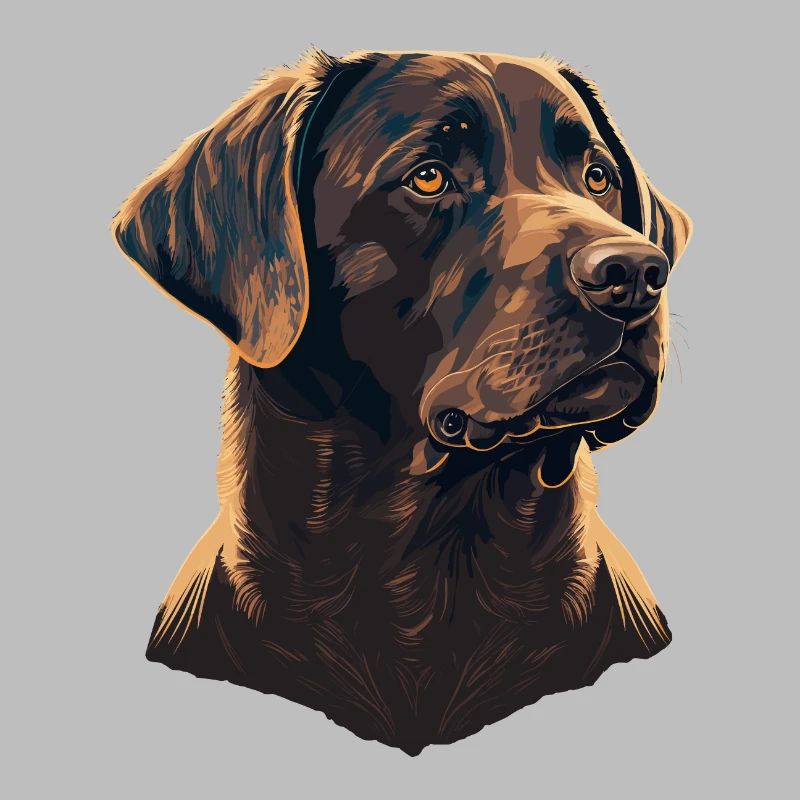 Brave Labrador Retriever