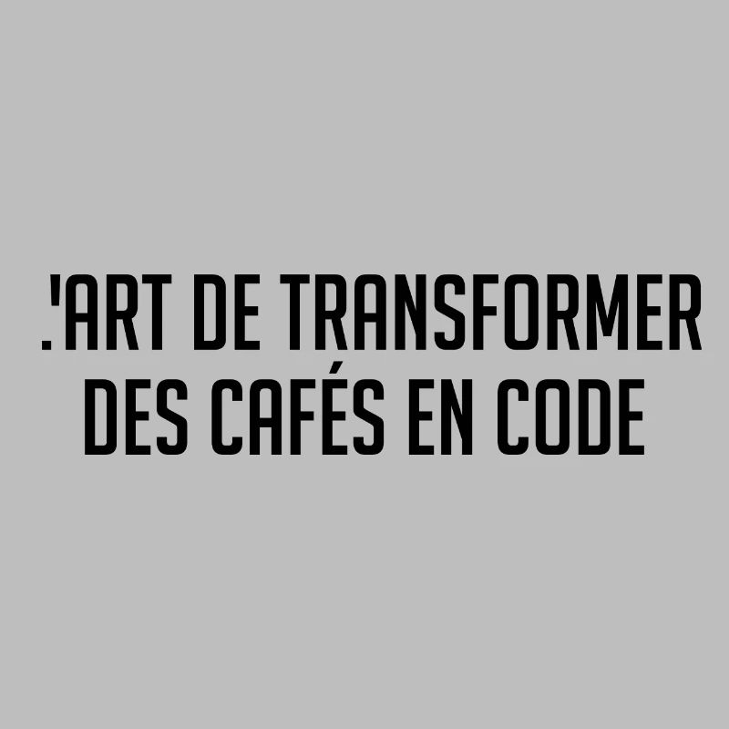 L'art De Changer Des Cafés En Code