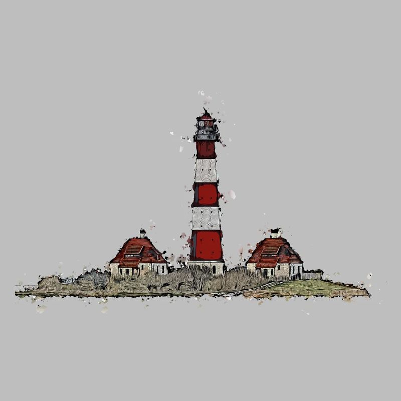 The Westerhever lighthouse with a difference