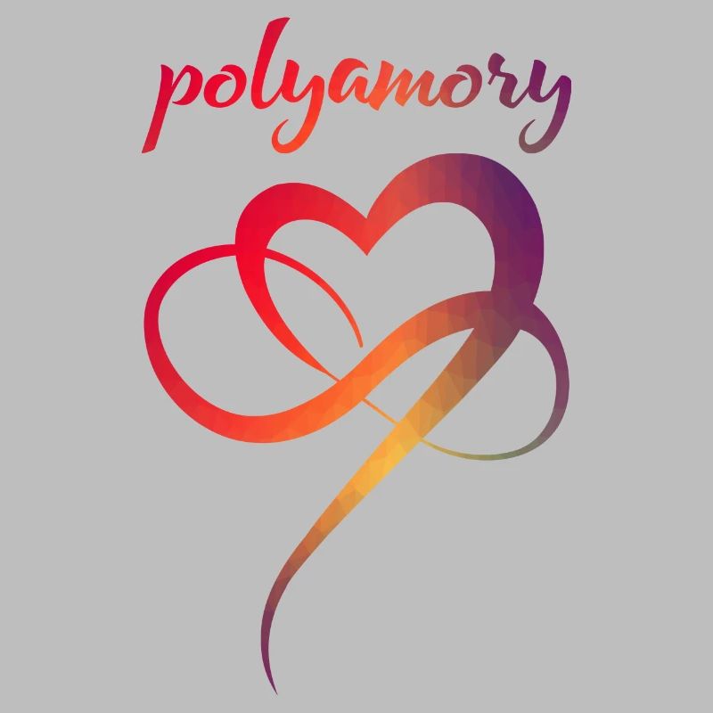 Polyamorie Herz - Polyamory Infinity Heart