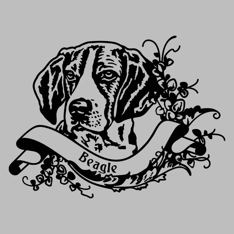 Beagle an Retro Banner