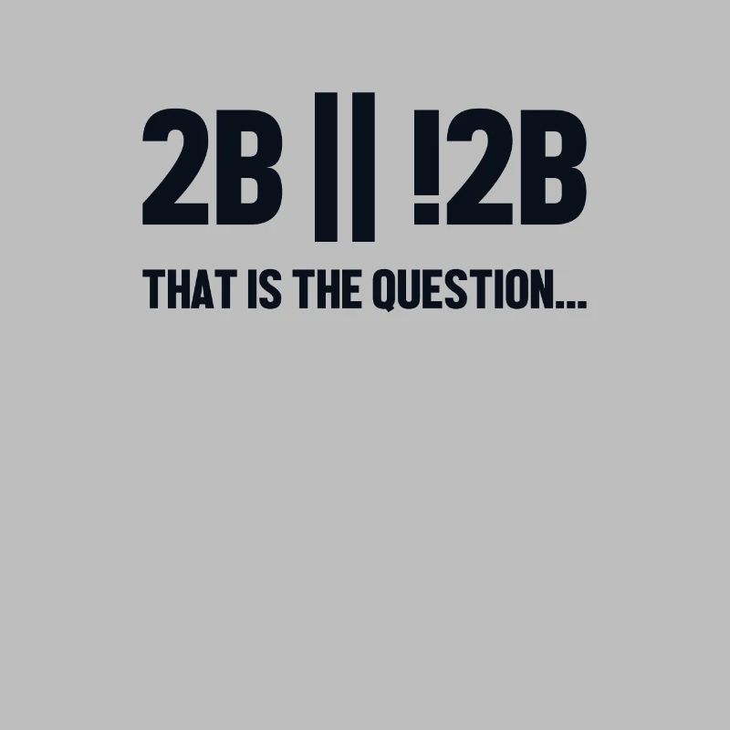 2B or not 2B Question Full Stack Coder Software