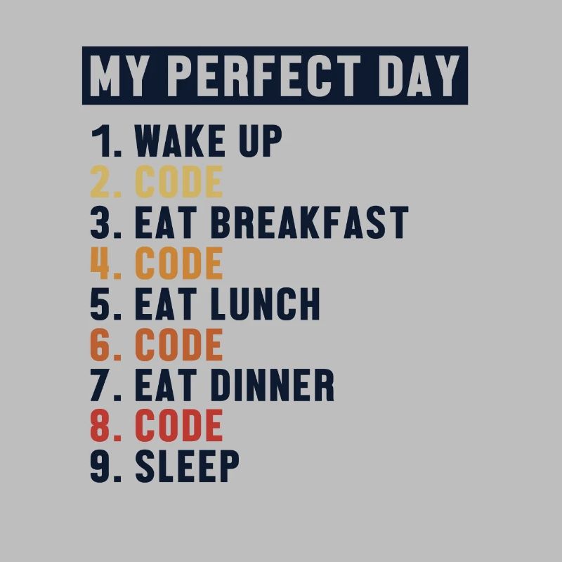 Coding Perfect Day Coder Engineer Software