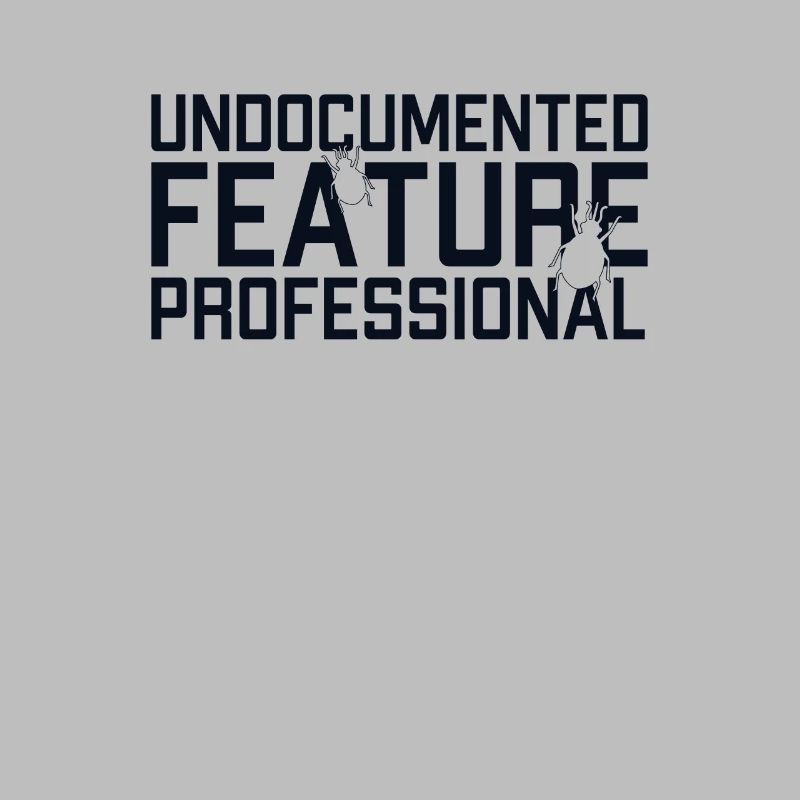 Undocumented Feature Professional Coder Software
