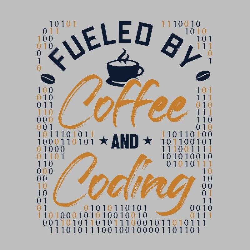 Alimenté par le café et le codage Développeur
