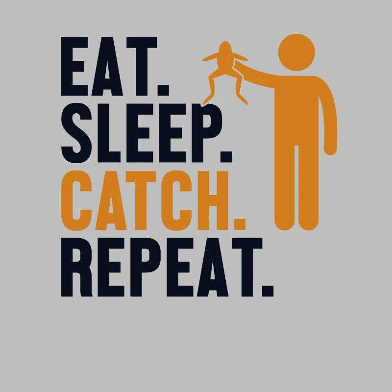 Eat Sleep Catch Repeat Tadpole Tree Frog