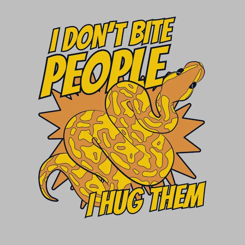 Je ne mords pas les gens je les embrasse Python Banana Ball