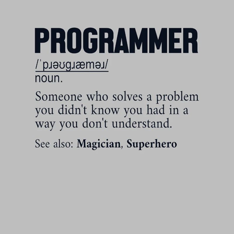 Programmer Definition Softwareentwickler Coder