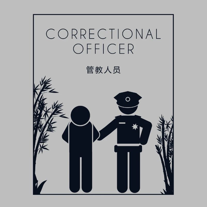 Agent correctionnel chinois Hanzi Services correctionnels