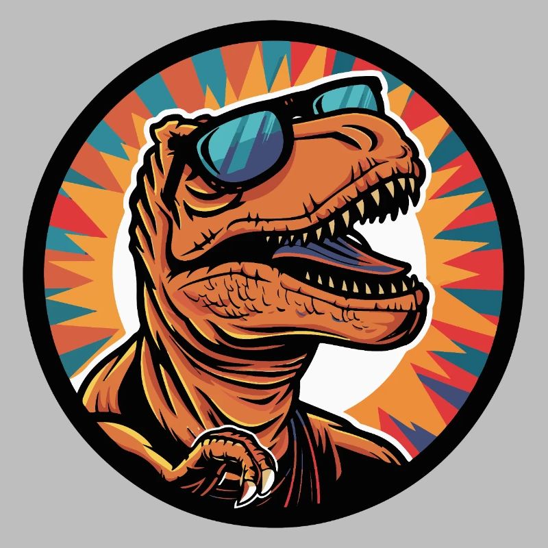 Dinosaurier T-Rex Cool Comic