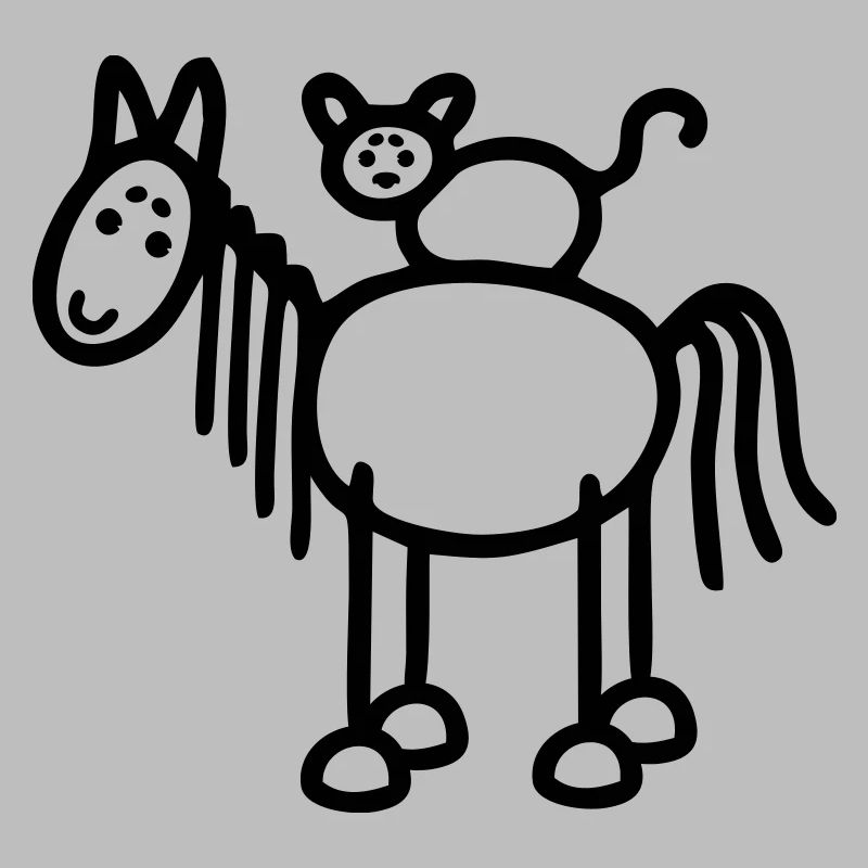 Pferd & Katze