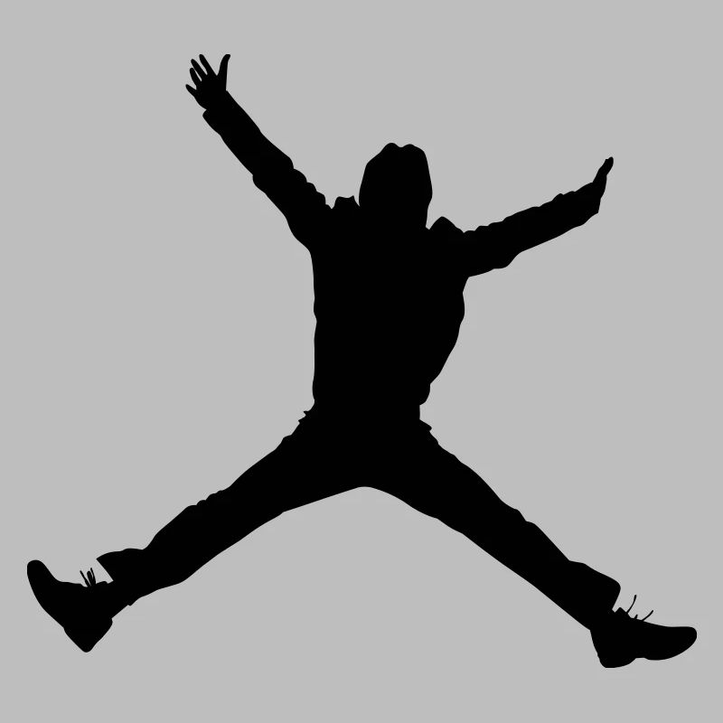 Singer and Dancer Silhouette vector design