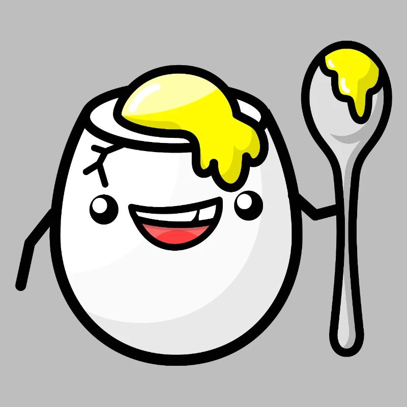 Breakfast egg while doing your hair