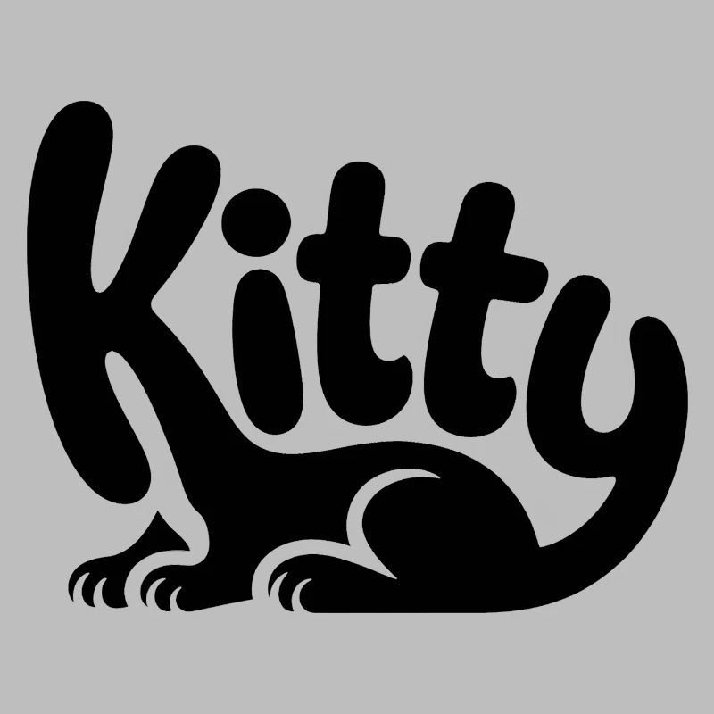 Kitty - Conception de chat de compagnie mignon
