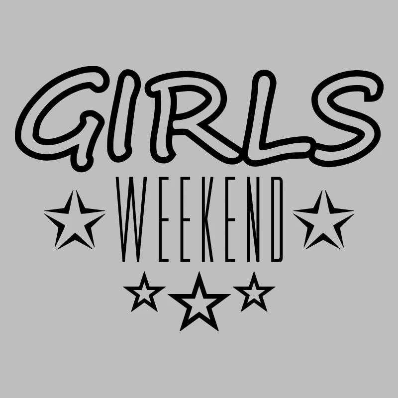 étoiles de conception week-end week-end filles voyage vacances