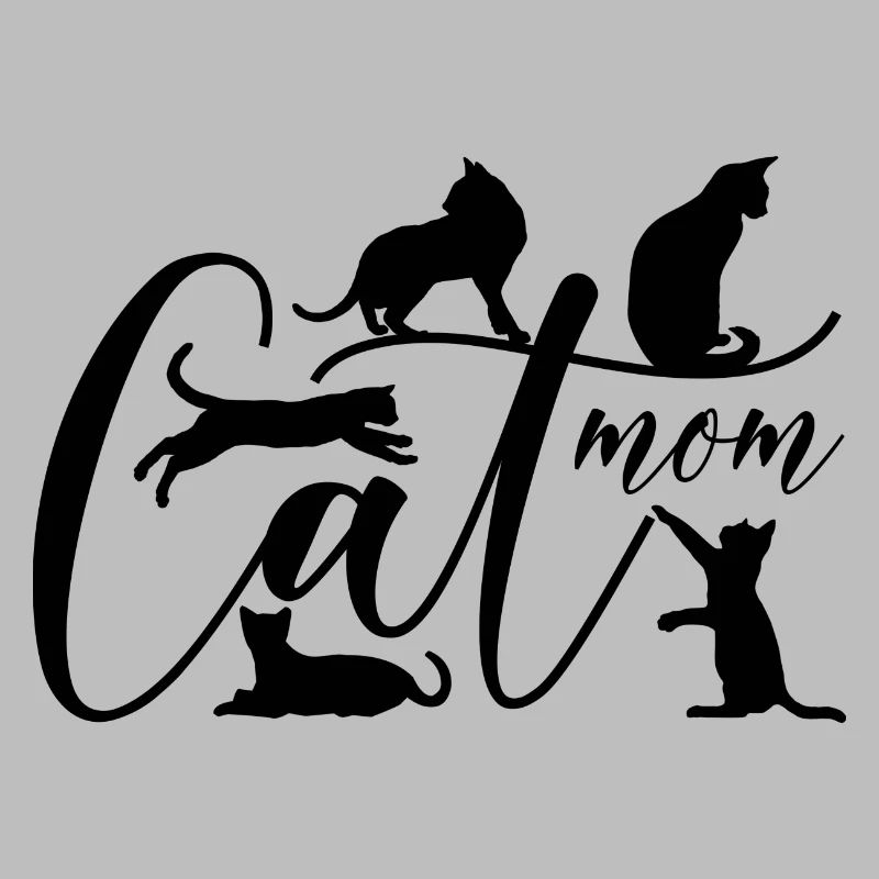 Maman chat - jouer aux chatons
