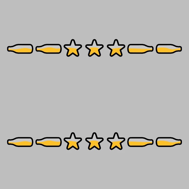 Bouteilles de bière text frame