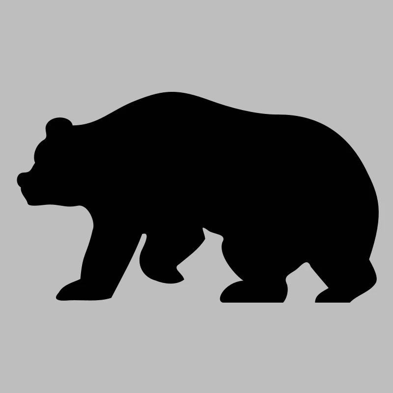 Shadow Bear - 1 color vector