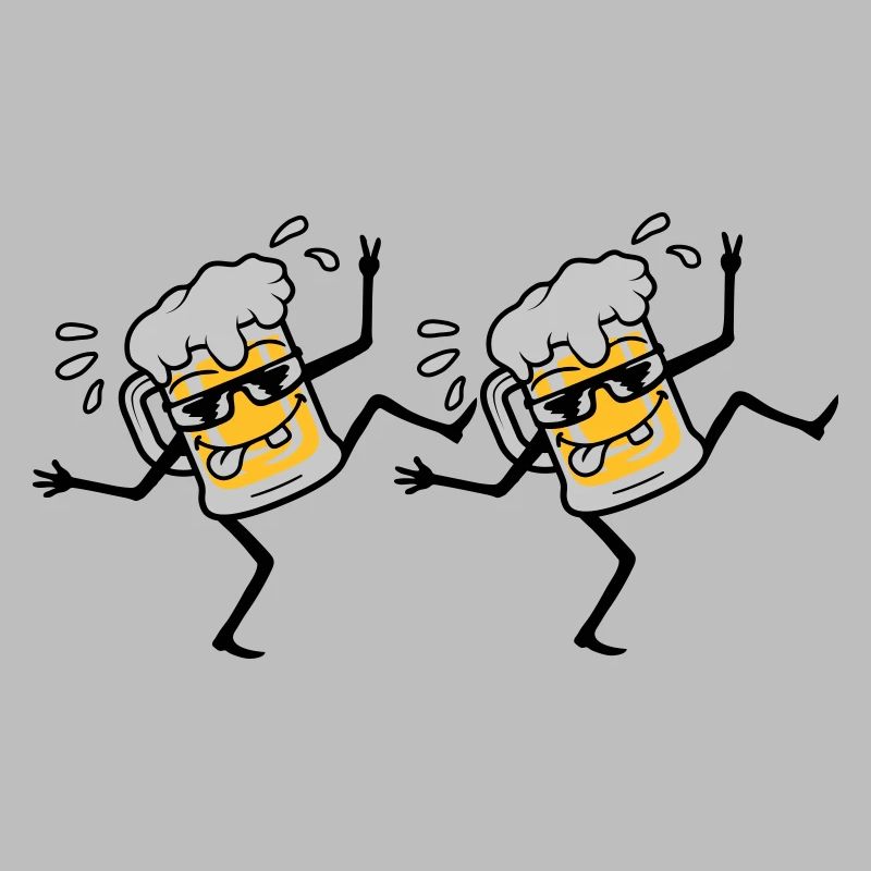 2 dancing party beers