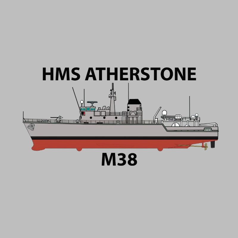 HMS ATHERSTONE - M38 - HUNT CLASS
