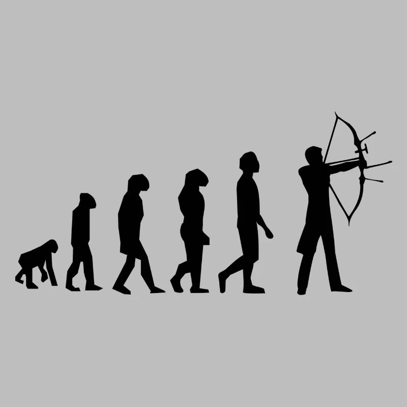 Evolution des Bogenschießens