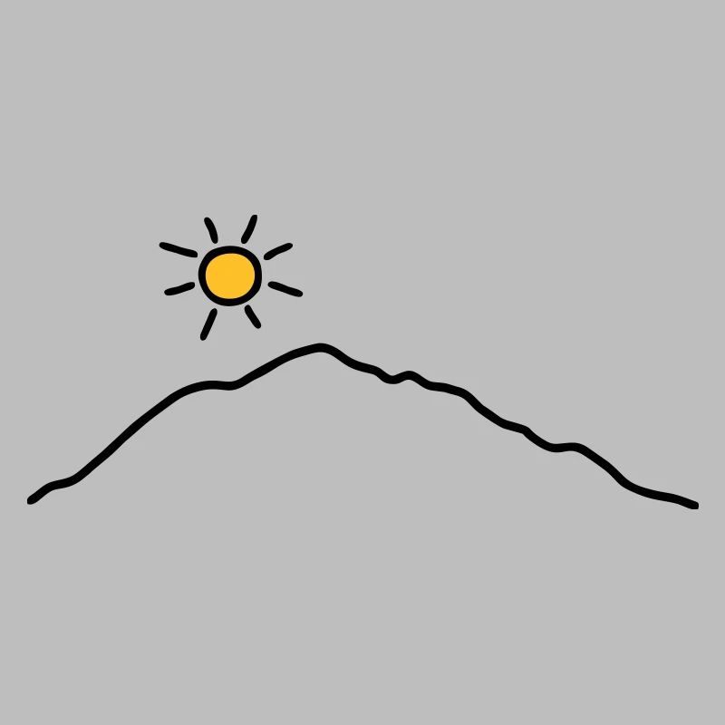 Berge und Sonne - V2