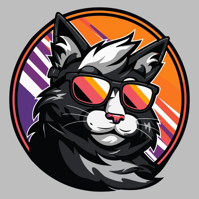 Katze Comic Cool