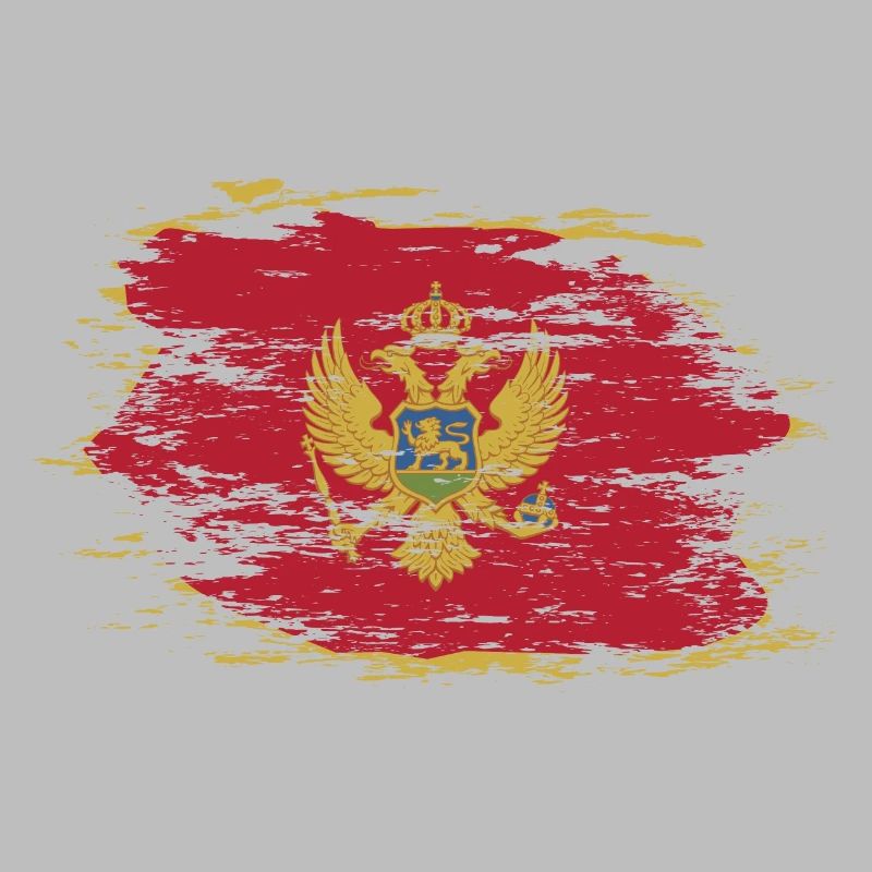 Drapeau du Monténégro utilisé