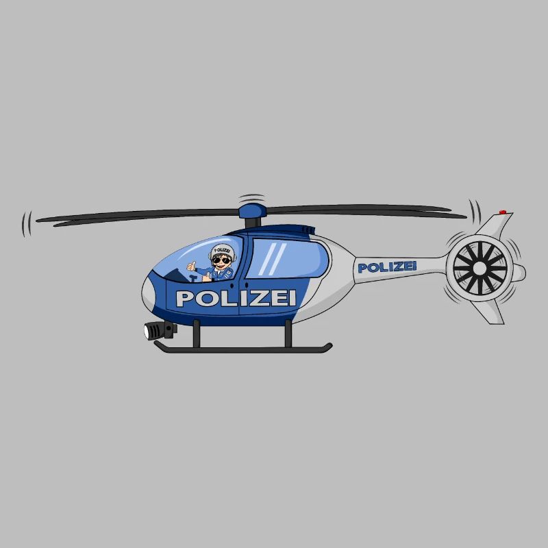 Polizei Hubschrauber Pilot
