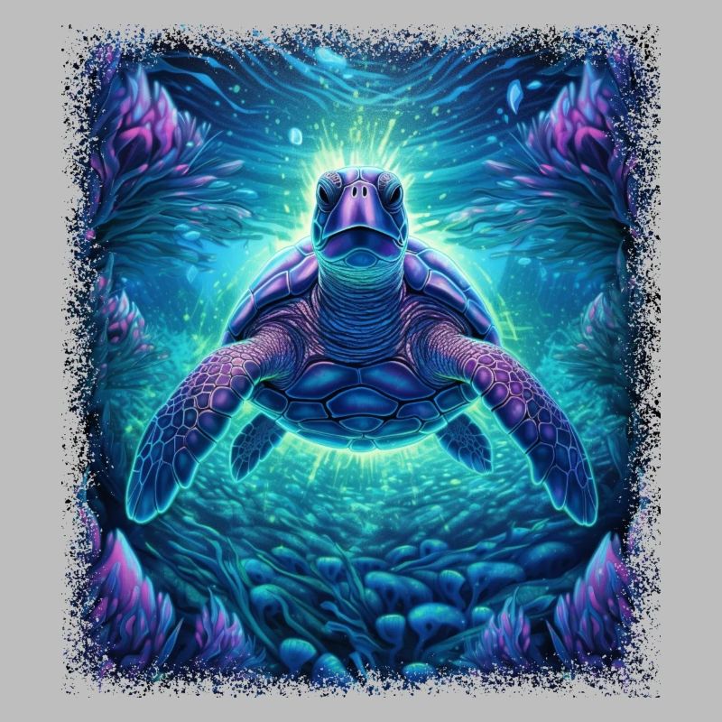 birthday present idea gift idea blue sea turtle