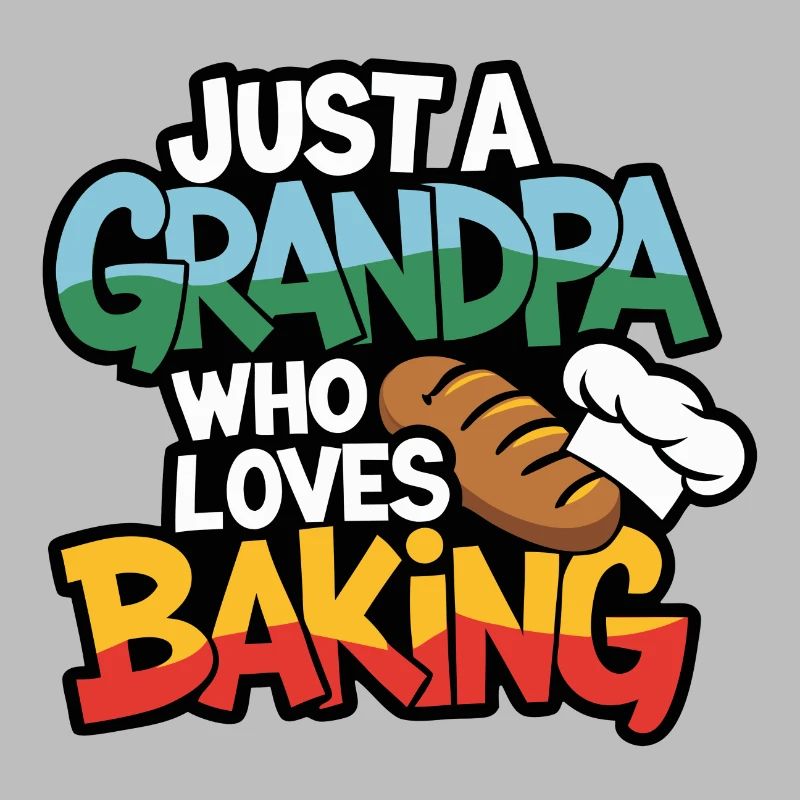 Opa ist Bäcker unser Opa backt gerne