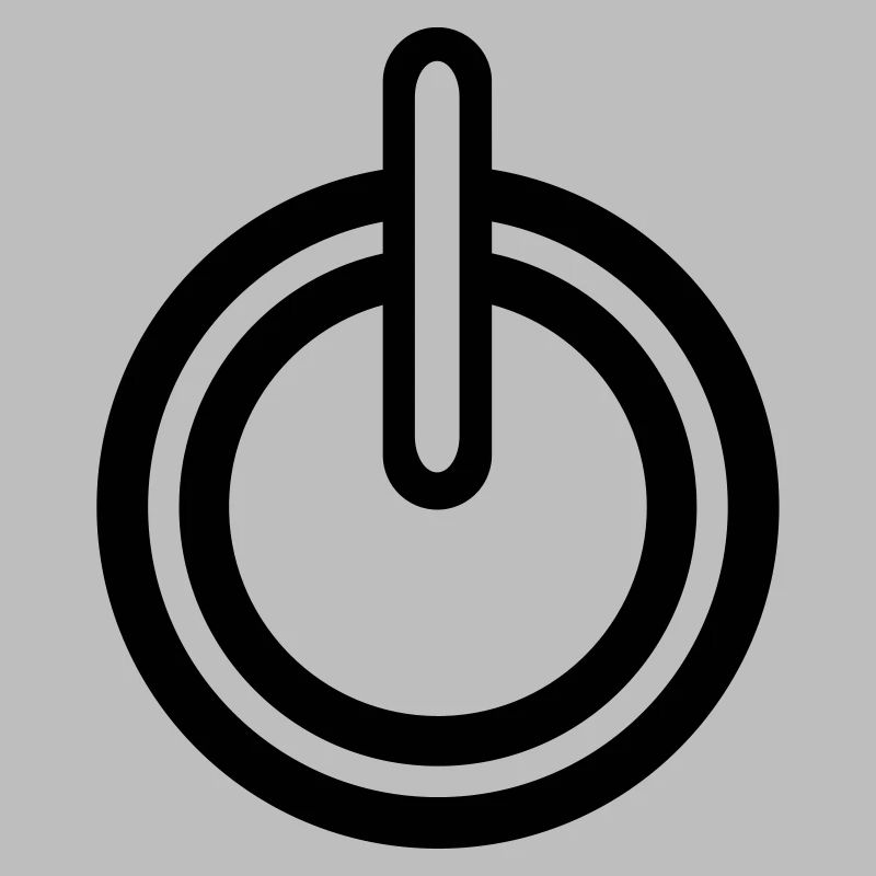 signe symbole de puissance forme Icône d'ordinateur