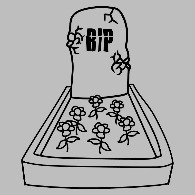 grave, betterave, fleurs, cimetière