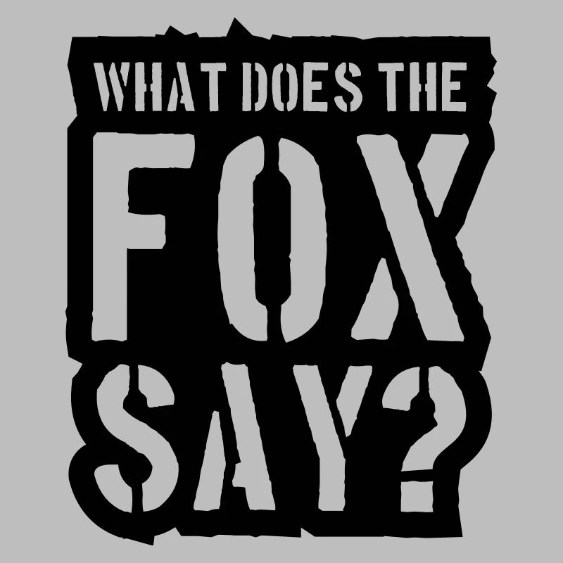 What Does The Fox Say Stamp Logo