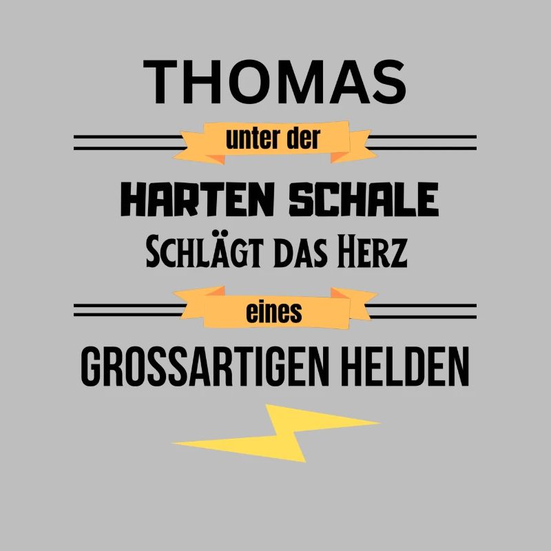 Thomas unter harte Schale eines Großartigen Helden
