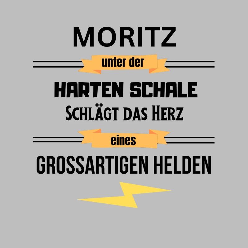 Moritz unter harte Schale eines Großartigen Helden