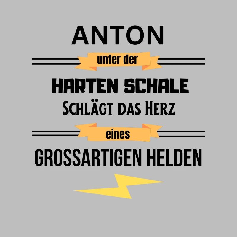 Anton unter harte Schale eines Großartigen Helden