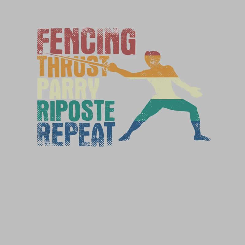 Fencing Thrust Parry Riposte Repeat