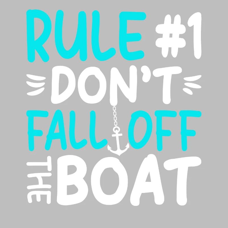 Règle #1 : Ne tombez pas du bateau