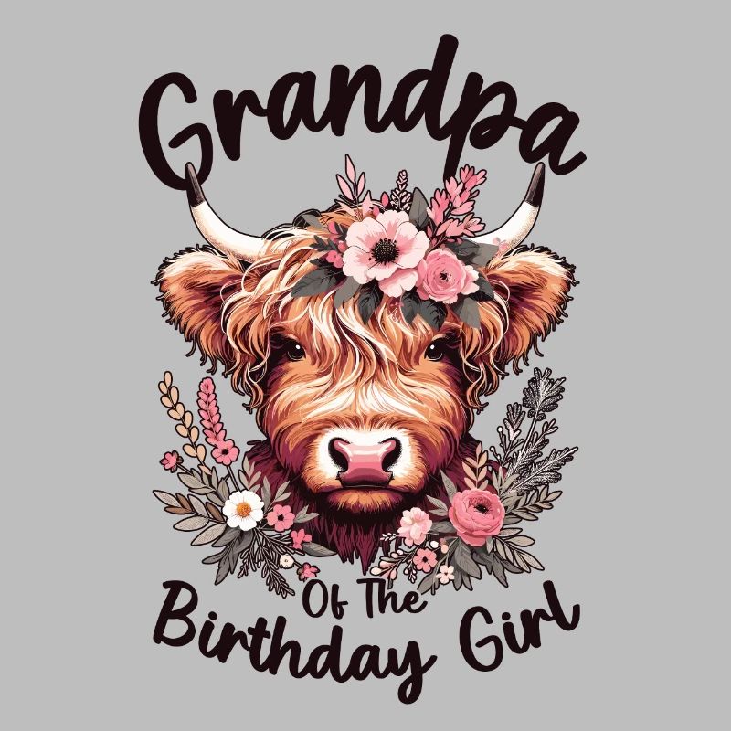 Papi de la fille d’anniversaire