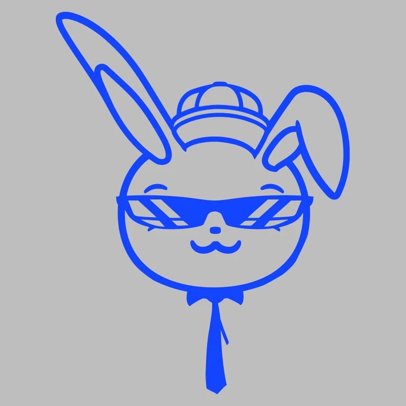 Lunettes de soleil lapin Cappy cravate Cool Hat Comic
