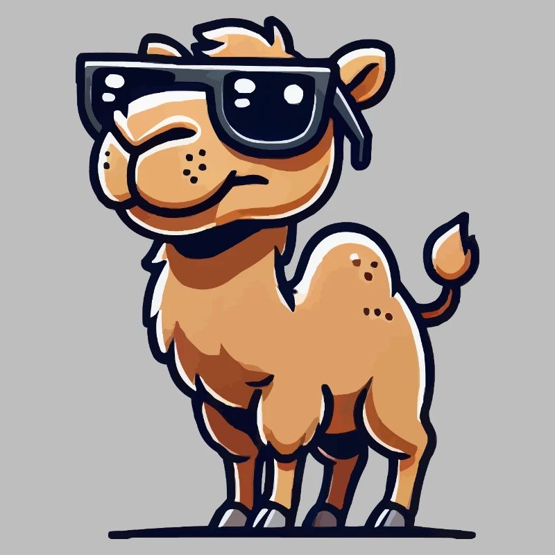 kamel comic sonnenbrille
