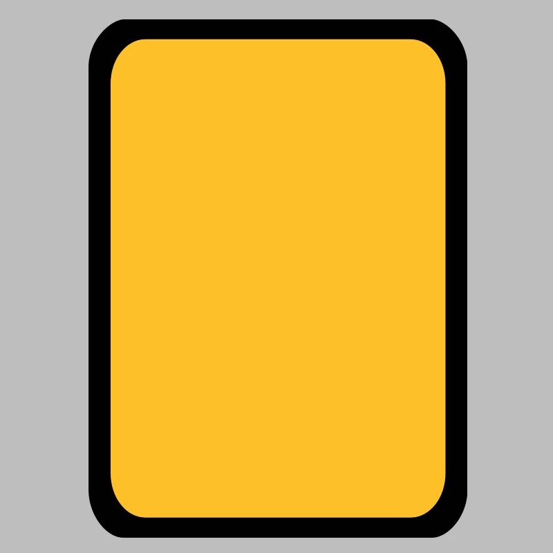 Carton jaune Arbitre