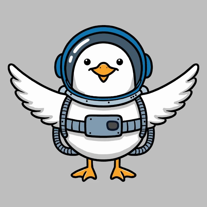 Bande dessinée Seagull Profession Astronaute en combinaison spatiale
