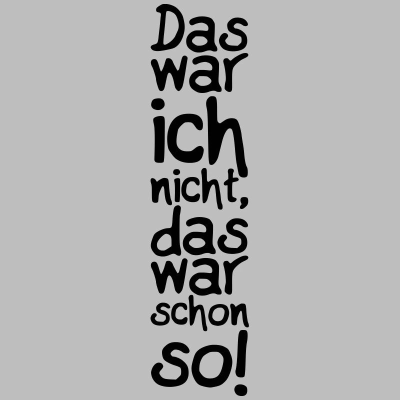 Das war ich nicht, das war schon so! Vertikal
