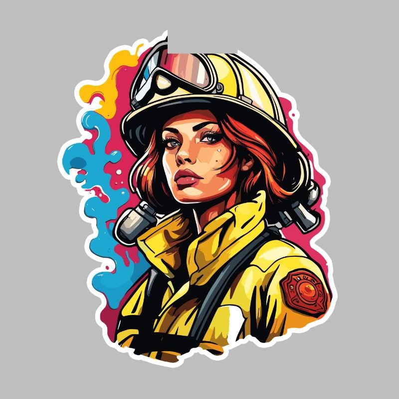 Firefighter / Fire / Fire / Extinguish / Heroine