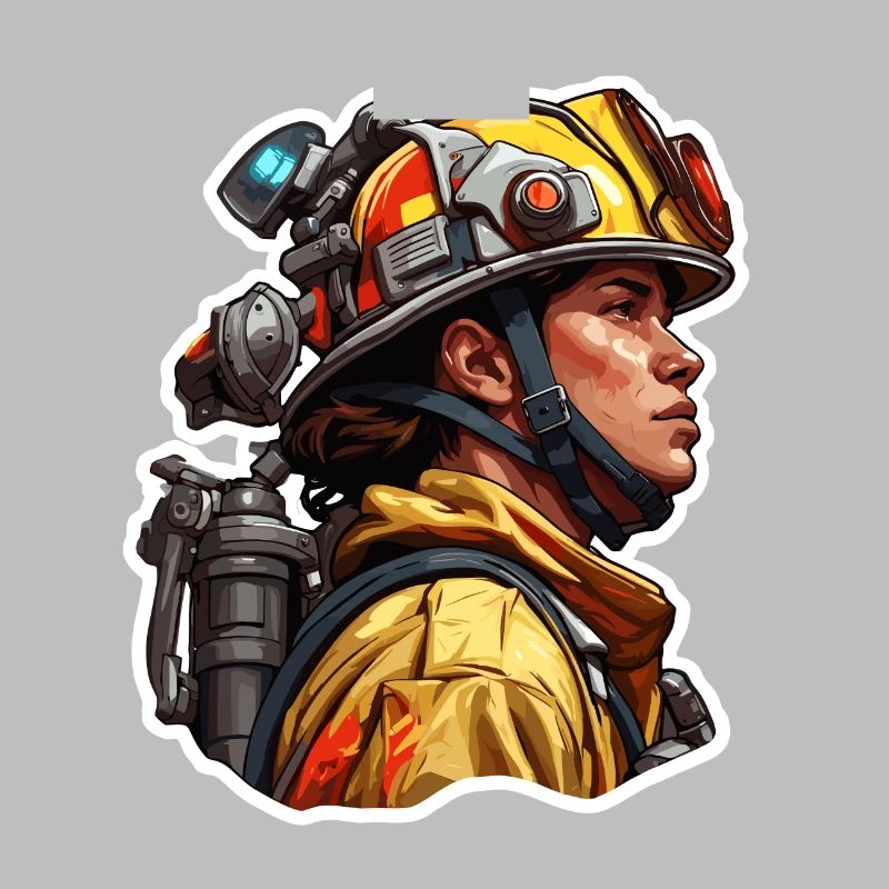 Firefighter / Fire / Fire / Extinguish / Heroine