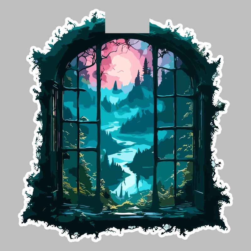 Window in the Forest / Trees / View / Wilderness