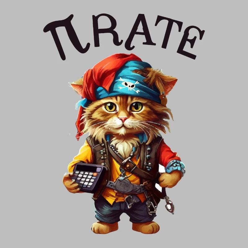 Chat pirate de Pi Day